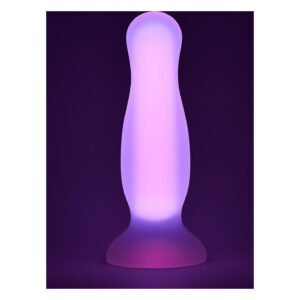 Анальна пробка люмінесцентна Dream Toys RADIANT Glow In The Dark рожева, L
