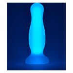 Анальна пробка люмінесцентна Dream Toys RADIANT Glow In The Dark синя, М