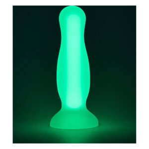 Анальна люмінесцентна пробка Dream Toys RADIANT Glow In The Dark зелена, S