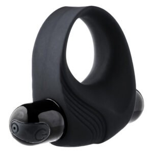 Ерекційне кільце з вібрацією Dream Toys Ramrod чорне, 8 х 3.2 см