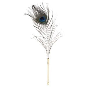 Лоскітка LOCKINK SEVANDA Natural Peacock Flirting Feather Tickler, пір’я павича та страуса