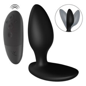 Анальна смарт-вібропробка We-Vibe Ditto+ Satin Black з пультом ДК
