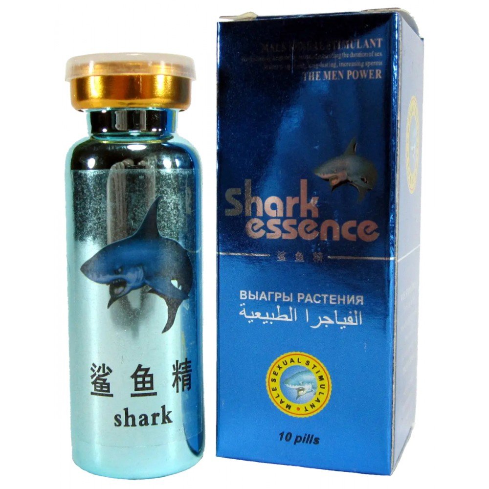 Таблетки Shark Essence (Акулій Екстракт) для сильної ерекції (ціна за упаковку, 10 таблеток) Таблетки Shark Essence (Акулій Екстракт) для сильної ерекції (ціна за упаковку, 10 таблеток)