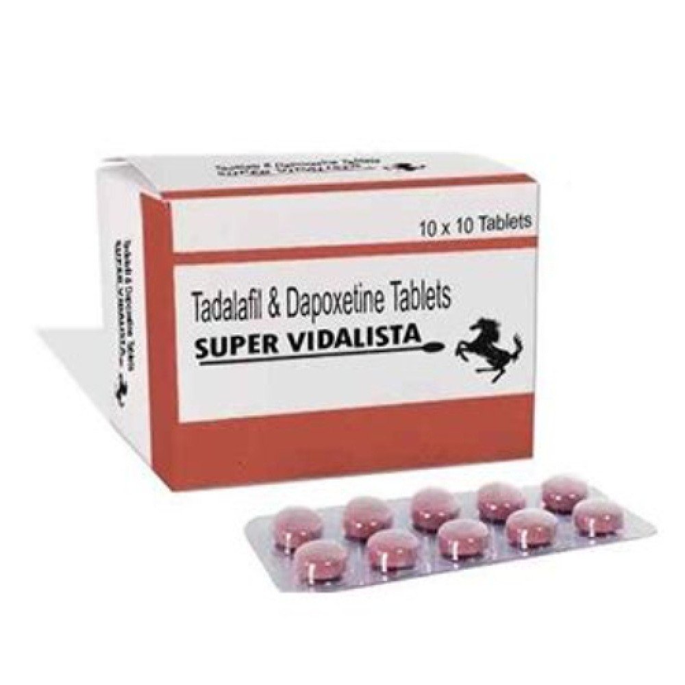 Таблетки для потенції Super Vidalista (Сіаліс + Дапоксетин) (ціна за пластину 10 таблеток) Таблетки для потенції Super Vidalista (Сіаліс + Дапоксетин) (ціна за пластину 10 таблеток)