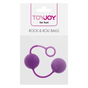 Вагінальні кульки Rock & Roll Balls фіолетові ToyJoy