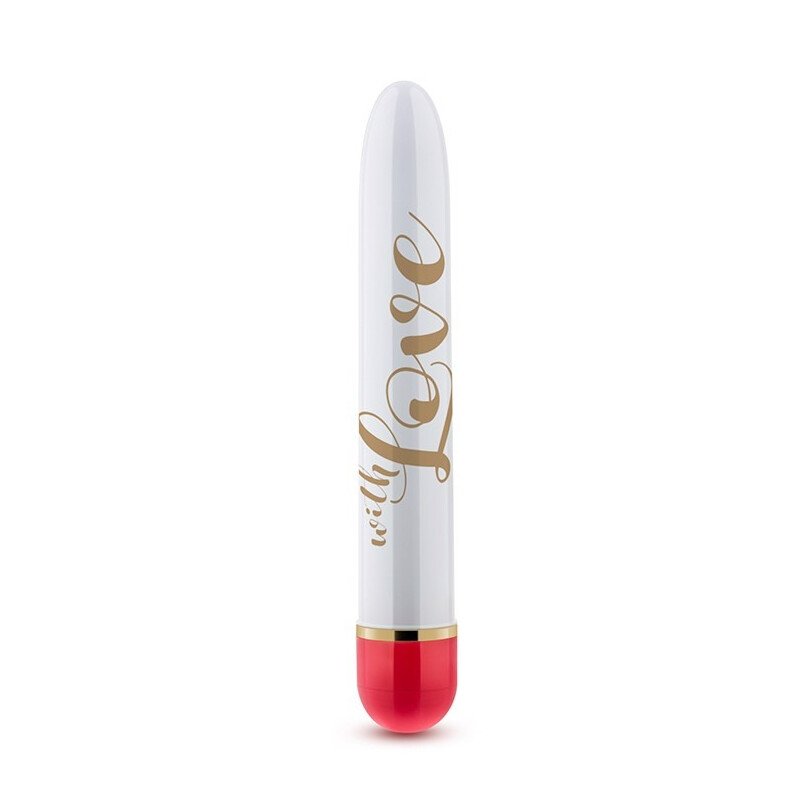 Вібратор Дамський пальчик Blush Love, біло-червоний, 14.5 х 2.5 см Вібратор Дамський пальчик Blush Love, біло-червоний, 14.5 х 2.5 см