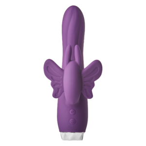 Вібратор-кролик у вигляді Метелики Dream Toys Flirts Butterfly, фіолетовий, 17 х 3 см