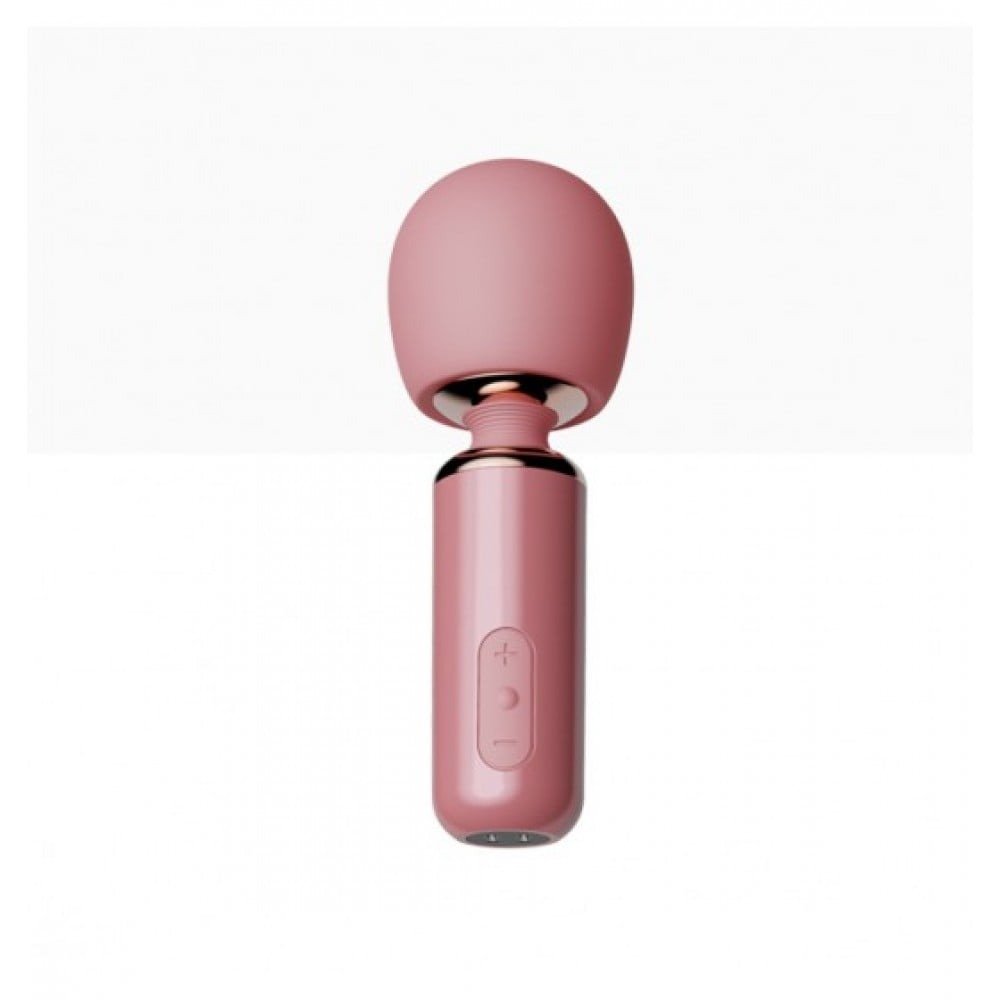 Вібратор-мікрофон Qingnan 5 Powerful Mini Wand Massager, рожевий Вібратор-мікрофон Qingnan 5 Powerful Mini Wand Massager, рожевий