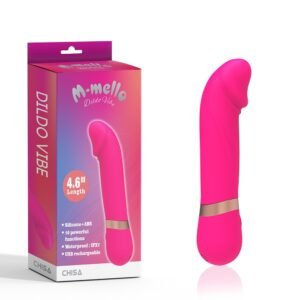 Вібратор-міні із вигнутою головкою Chisa M-Mello Dildo Vibe, рожевий