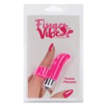 Вібратор на палець Tickle Pleaser рожевий, 8 х 2 см