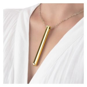 Віброкуля на ланцюжку Le Wand NECKLACE VIBE, металевий, золотий
