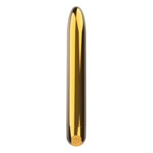 Віброкуля Ultra Power Bullet USB Glossy Gold 10 режимів вібрації