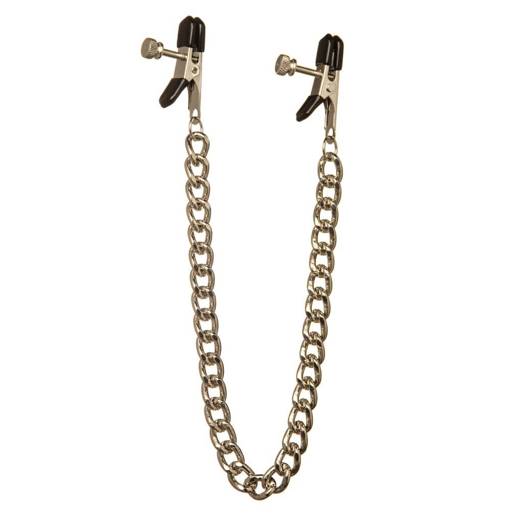 Затискачі на соски плоскі DS Fetish nipple play Hard metal Затискачі на соски плоскі DS Fetish nipple play Hard metal