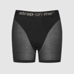 Шорти з фіксацією дилдо Strap-On-Me Harness Lingerie Halo – XS – Black, велосипедки