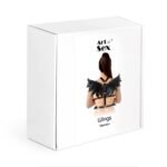 Жіноча портупея Art of Sex - Wings біла XS-M, екошкіра
