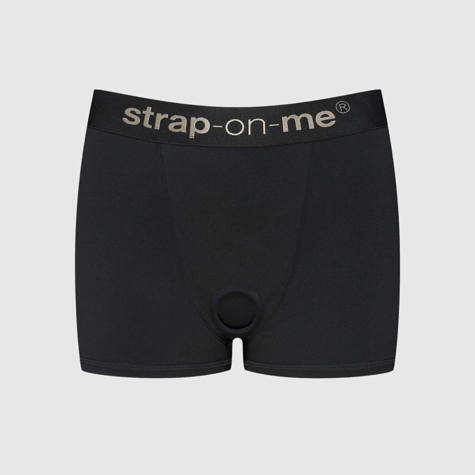 Шорти-боксери з фіксацією дилдо Strap-On-Me Harness Lingerie Allure – M – Black Шорти-боксери з фіксацією дилдо Strap-On-Me Harness Lingerie Allure – M – Black
