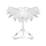 Жіноча портупея Art of Sex - Wings біла L-2XL, екошкіра
