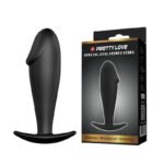 Анальна пробка силіконова Pretty Love Special Anal Stimulation, чорна, 10 х 3 см