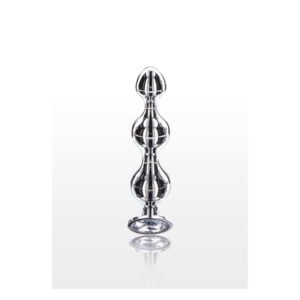 Анальна ялинка металева із кристалом Toy Joy Anal Play Diamond Star Beads, Medium