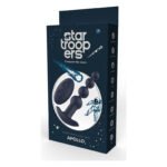 Анальна ялинка з вібрацією Dream Тoys Startroopers Apollo на пульті керування, чорна