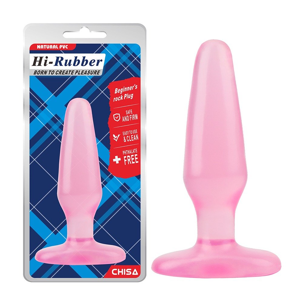 Анальна пробка Chisa "Beginner's rock Plug" рожевий Анальна пробка Chisa "Beginner's rock Plug" рожевий