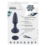 Анальна пробка DreamToys Startroopers Venus з дистанційним пультом керування, чорна