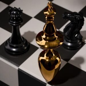 Анальная пробка Король из коллекции "Шахматы" UPKO The Chess Collection-King