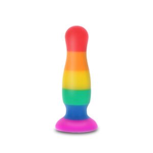 Анальна пробка TOY JOY Fun Stuffer, L, різнокольорова, 12,5 × 3,3 см