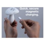 Анальна вібропробка з RGB-підсвічуванням та додатком Illumination The Plug, біла, 10,2 × 3,2 см