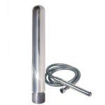 Анальний душ зі шлангом Joy Division Aluminium Intimate Douche, сталевий