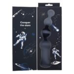 Анальний вібратор Dream Toys Startroopers ялинка на 4 кульки, чорний