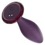 Анальний вібратор Dreamtoys Glam з пультом, фіолетовий, 12.8 см