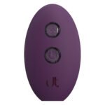 Анальний вібратор Dreamtoys Glam з пультом, фіолетовий, 12.8 см