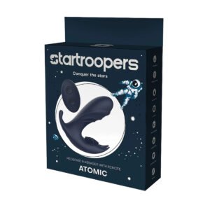 Анатомічний масажер простати з вібрацією Dream Toys Startroopers, синій, 12,5 см