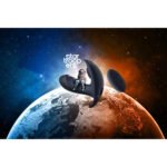 Анатомічний масажер простати з вібрацією Dream Toys Startroopers, синій, 12,5 см