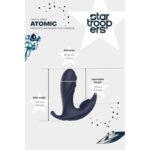 Анатомічний масажер простати з вібрацією Dream Toys Startroopers, синій, 12,5 см