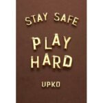 Чокер з написом BITCH від UPKO з італійської шкіри, чорний із золотою фурнітурою, One Size