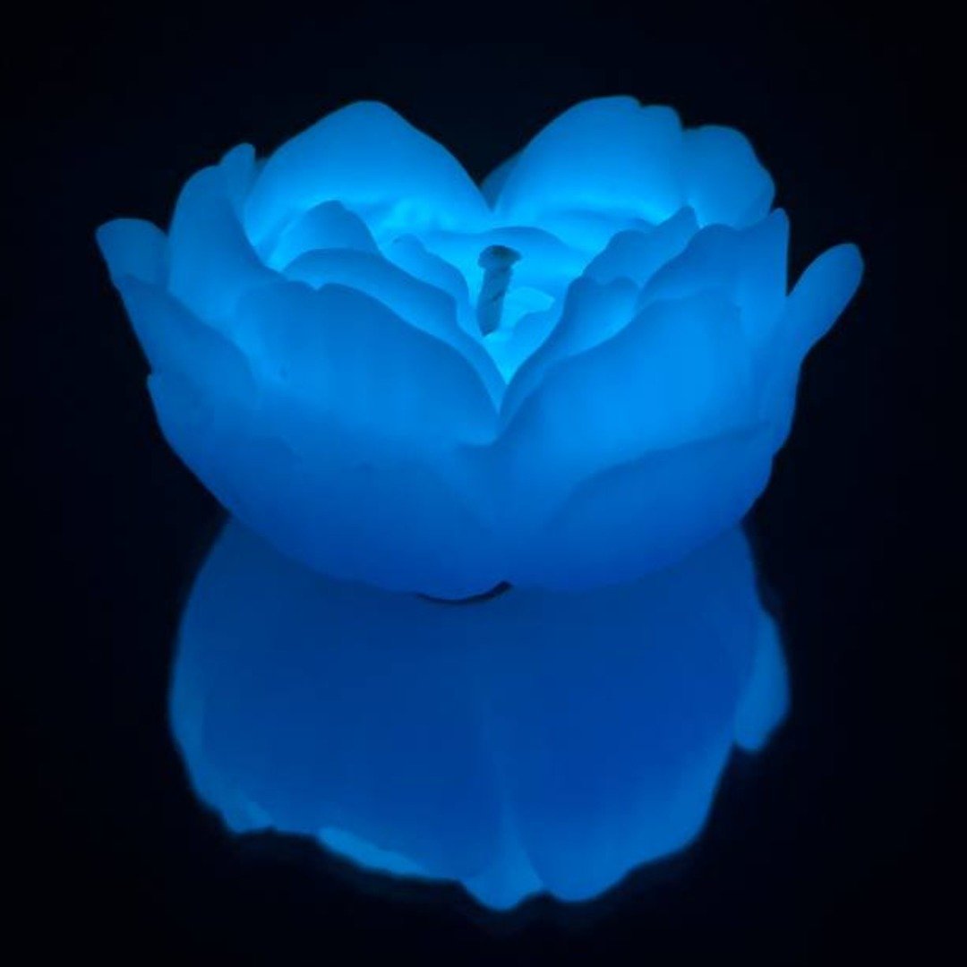 Cвiчка люмінісцентна низькотемпературна GlowKink блакитна, М Cвiчка люмінісцентна низькотемпературна GlowKink блакитна, М