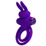 Ерекційне кільце PRETTY LOVE Penis Ring подвійним кільцем, фіолет