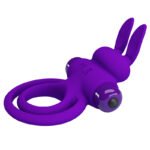 Ерекційне кільце PRETTY LOVE Penis Ring подвійним кільцем, фіолет