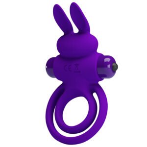 Ерекційне кільце PRETTY LOVE Penis Ring подвійним кільцем, фіолет