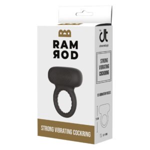 Ерекційне кільце для пеніса з вібрацією Dream Toys RAMROD чорне
