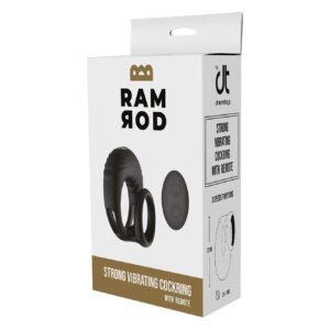 Ерекційне віброкільце Dreamtoys Ramrod з пультом, чорне