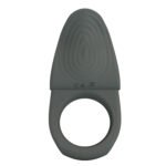 Ерекційне віброкільце PRETTY LOVE Master Ring силіконове, сіре, 8.7 х 5 см