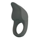 Ерекційне віброкільце PRETTY LOVE Master Ring силіконове, сіре, 8.7 х 5 см