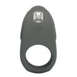 Ерекційне віброкільце PRETTY LOVE Master Ring силіконове, сіре, 8.7 х 5 см