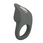 Ерекційне віброкільце PRETTY LOVE Master Ring силіконове, сіре, 8.7 х 5 см