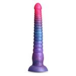 Фалоімітатор NS Novelties Colours Stacked рідкий силікон, рожево-синій, 23 см