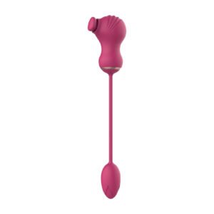 Гнучкий подвійний стимулятор та вібраційне яйце Dream Toys Essentials, рожевий