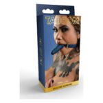Кляп-кулька у вигляді пеніса Taboom Silicone Supreme, синій